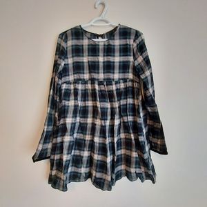 Zara plaid romper sz small